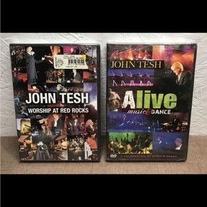 New Lot of 2 John Tesh DVDS Worship at Red Rocks and Alive Music & Dance
